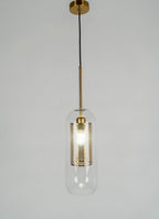 Pendant Light, Chiswick Glass, Copper Silver Black, E27 Cluster