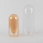 Pendant Light, Chiswick Glass, Copper Silver Black, E27 Cluster