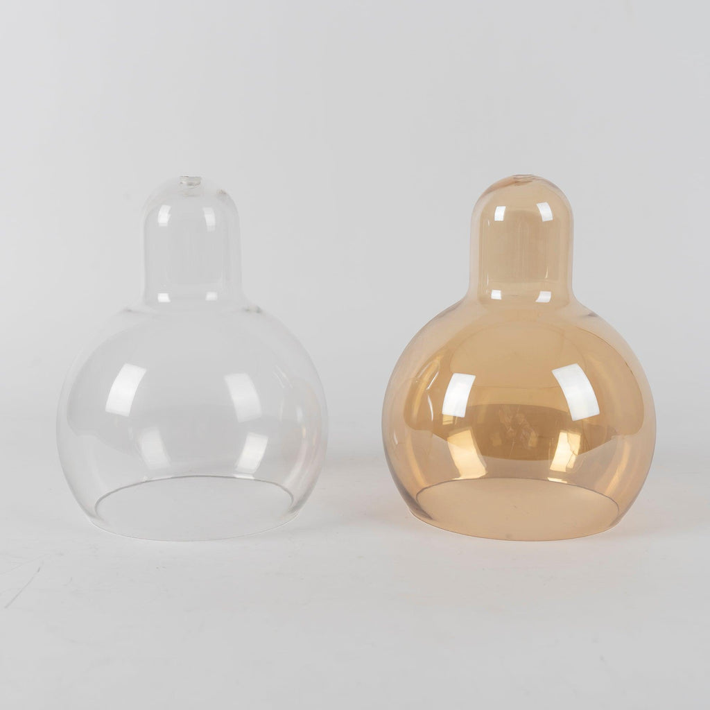 Pendant Light, Chiswick Glass, Copper Silver Black, E27 Cluster