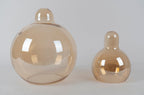 Pendant Light, Chiswick Glass, Copper Silver Black, E27 Cluster