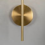 Væglampe, Chiswick glasglobus, kobber sølv sort, E27