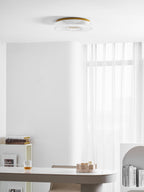 Cimona flush mount ceiling light with white acrylic diffuser
