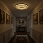 Cimona flush mount ceiling light inner disc downlight glow