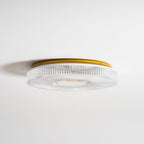 Cimona flush mount ceiling light with halo ring effect