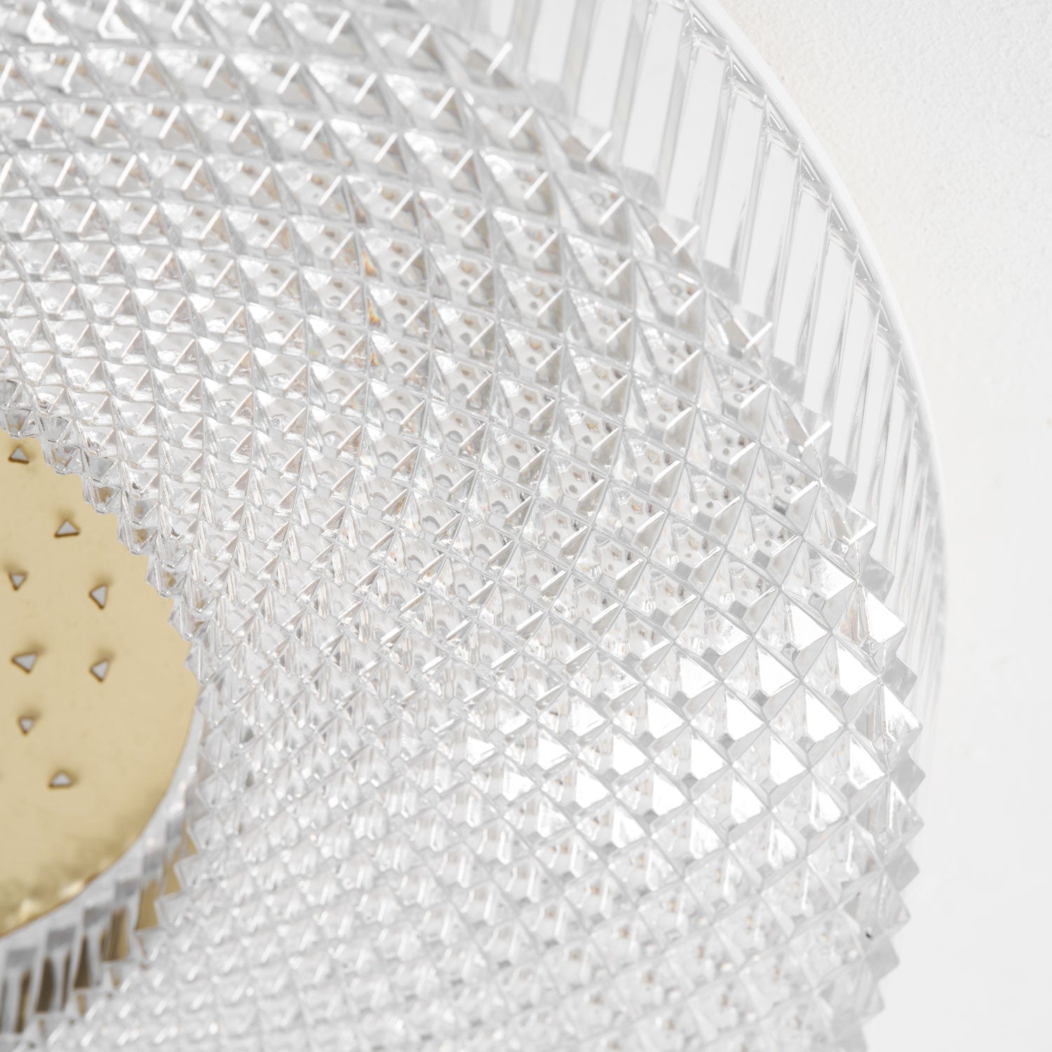 Cimona flush mount ceiling light casting an even downlight