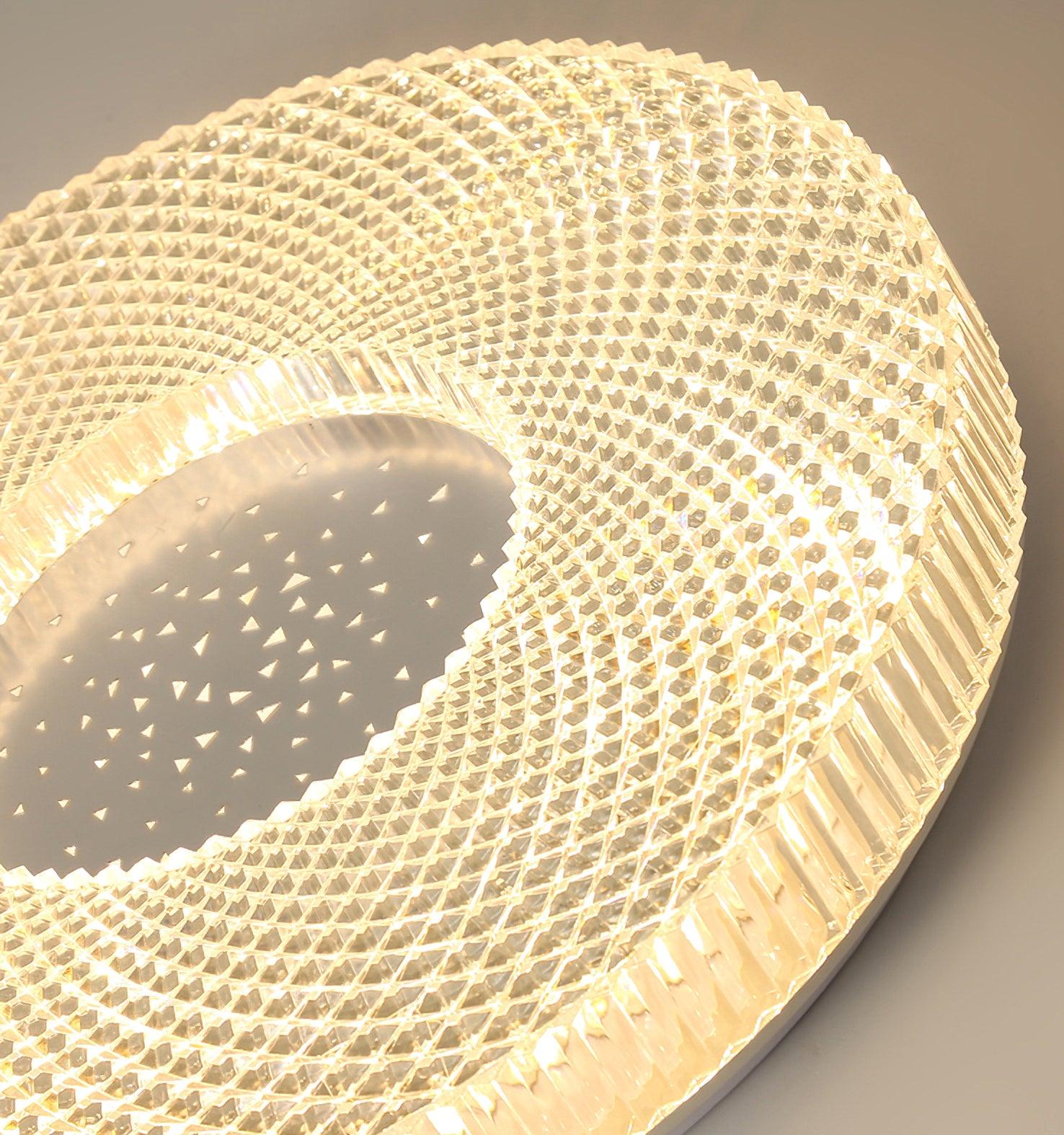 Cimona flush mount ceiling light mounted in a contemporary room
