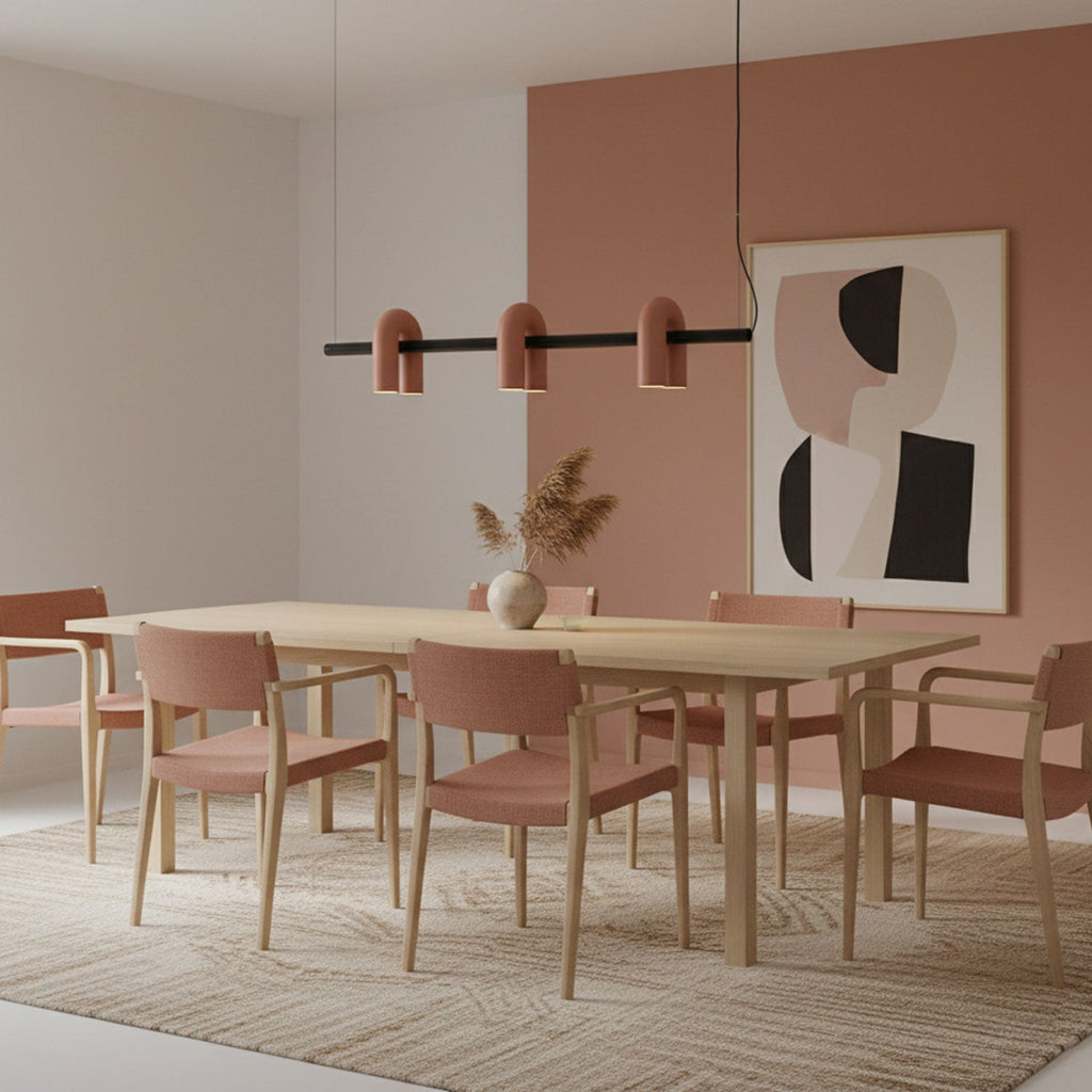 Cirkus Chandelier, integreret LED, bevægelige U-hoveder, lineær eller cirkulær