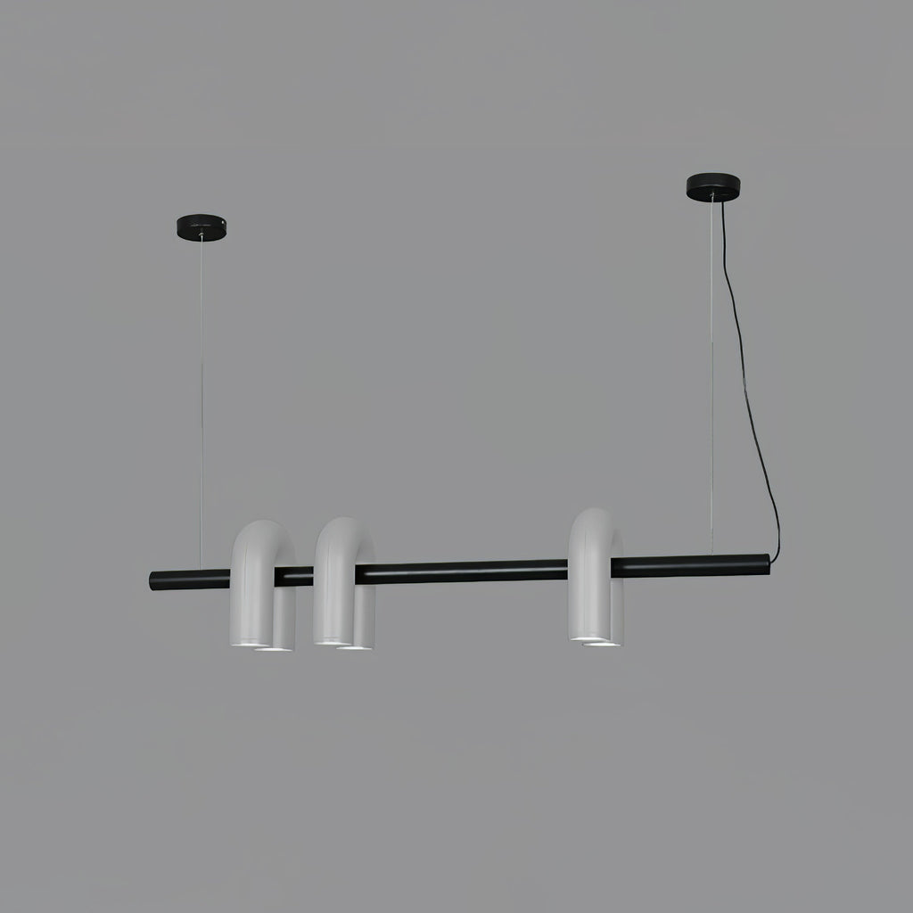 Cirkus Chandelier, integreret LED, bevægelige U-hoveder, lineær eller cirkulær