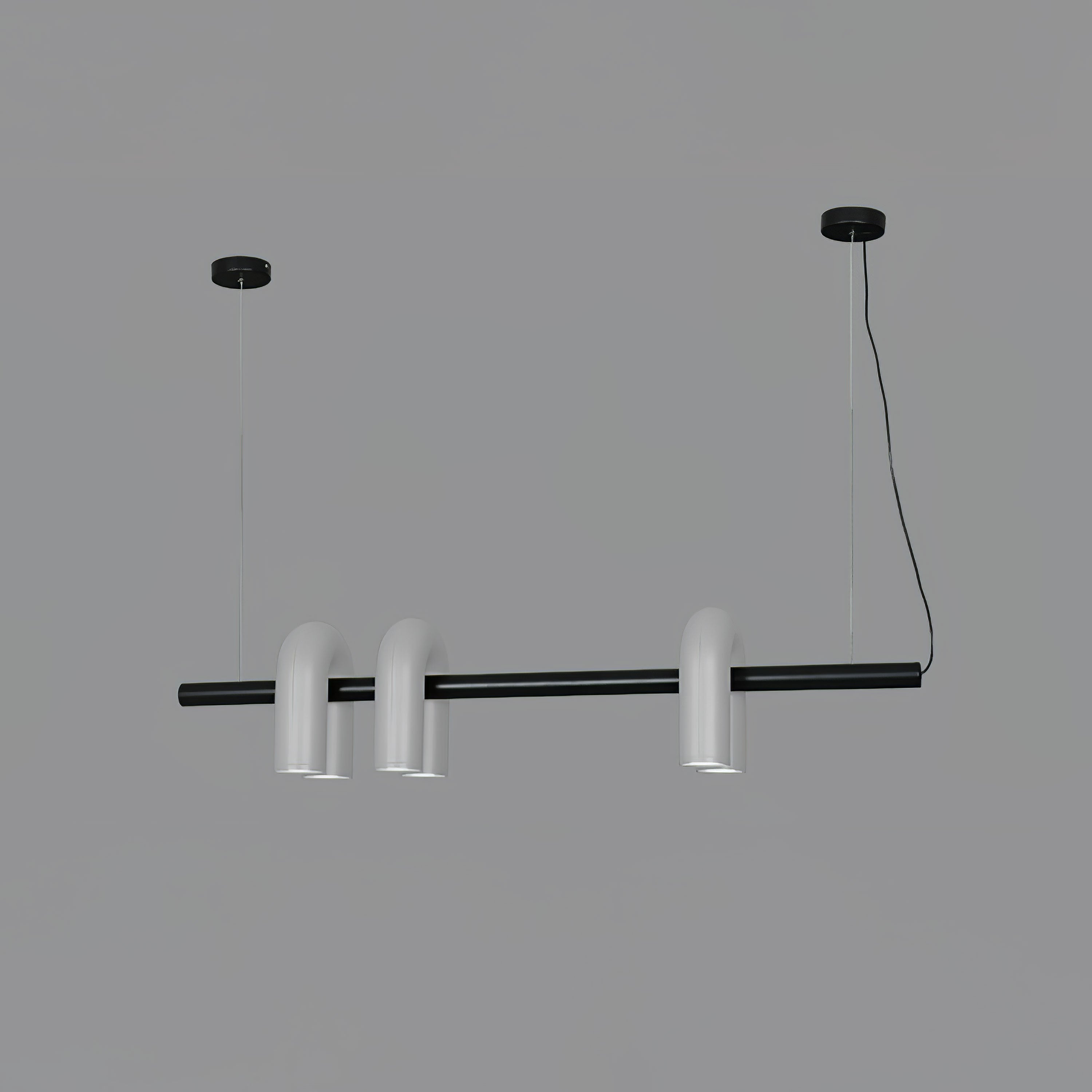 Cirkus Chandelier, integreret LED, bevægelige U-hoveder, lineær eller cirkulær