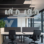 Cirkus Chandelier, integreret LED, bevægelige U-hoveder, lineær eller cirkulær