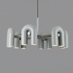 Cirkus Chandelier, integreret LED, bevægelige U-hoveder, lineær eller cirkulær