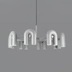 Cirkus Chandelier, integreret LED, bevægelige U-hoveder, lineær eller cirkulær