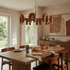 Cirkus chandelier circular layout shown in detail