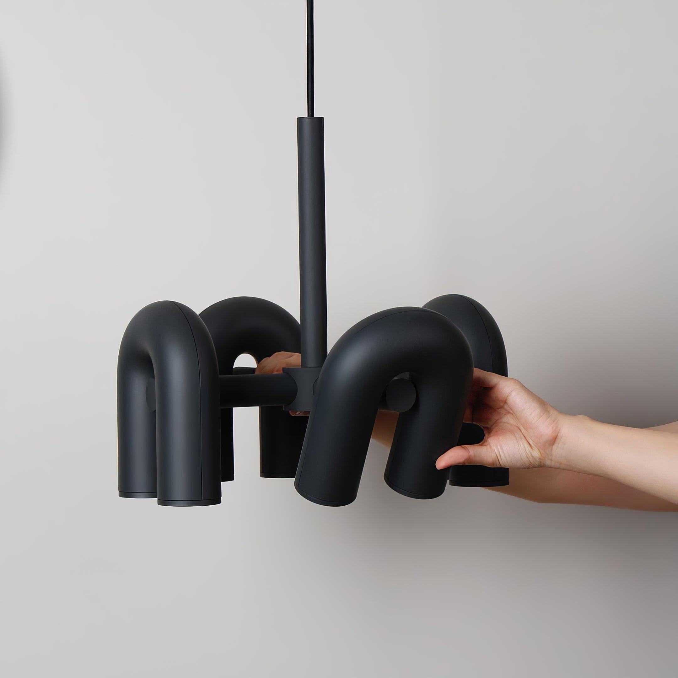 Cirkus Chandelier, integreret LED, bevægelige U-hoveder, lineær eller cirkulær