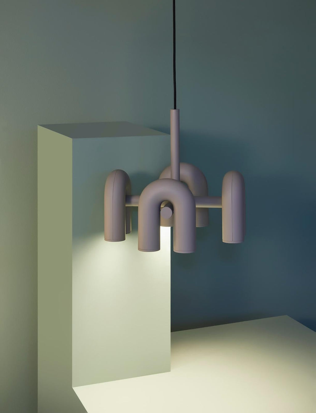 Cirkus Chandelier, integreret LED, bevægelige U-hoveder, lineær eller cirkulær