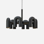Cirkus Chandelier, integreret LED, bevægelige U-hoveder, lineær eller cirkulær