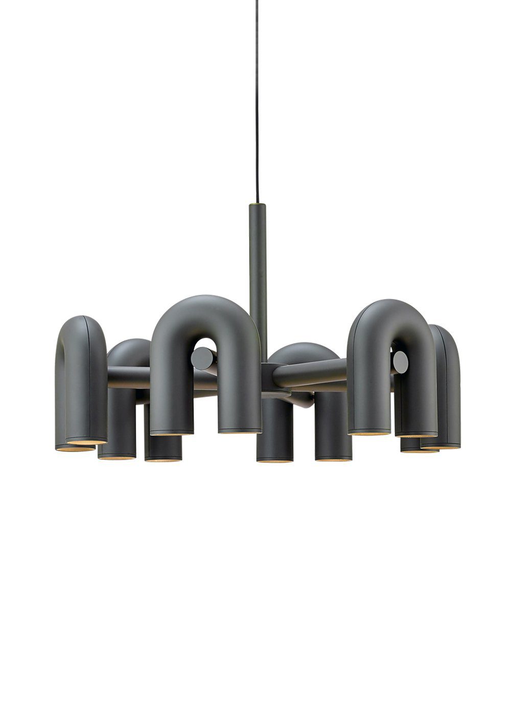 Cirkus Chandelier, integreret LED, bevægelige U-hoveder, lineær eller cirkulær
