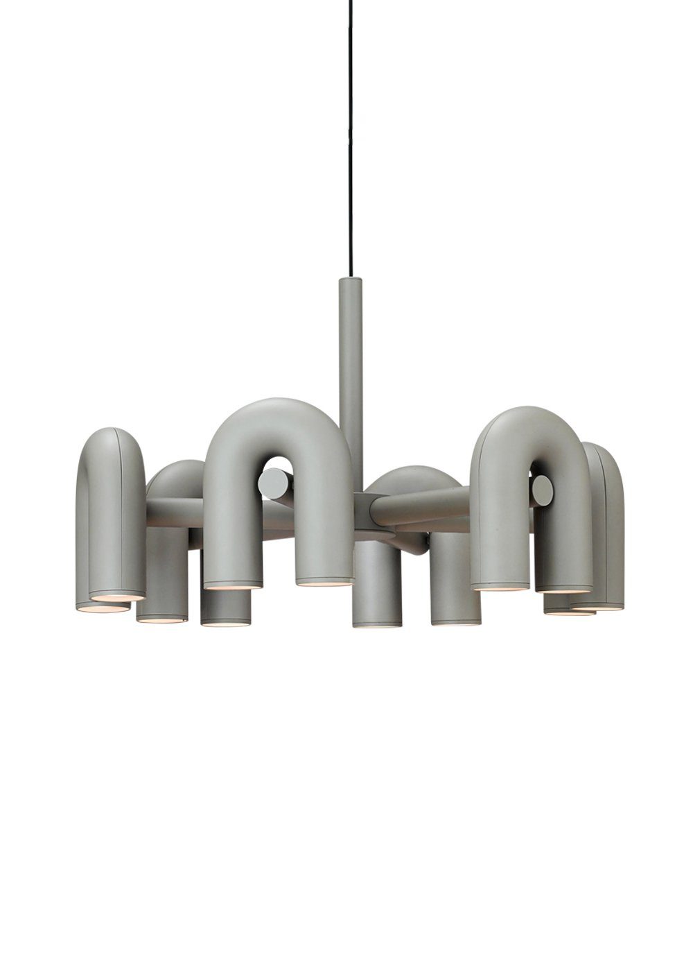Cirkus Chandelier, integreret LED, bevægelige U-hoveder, lineær eller cirkulær