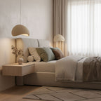 Pendant Light, Nubia Cloud Sphere, Polystyrene Shade, E26 LED