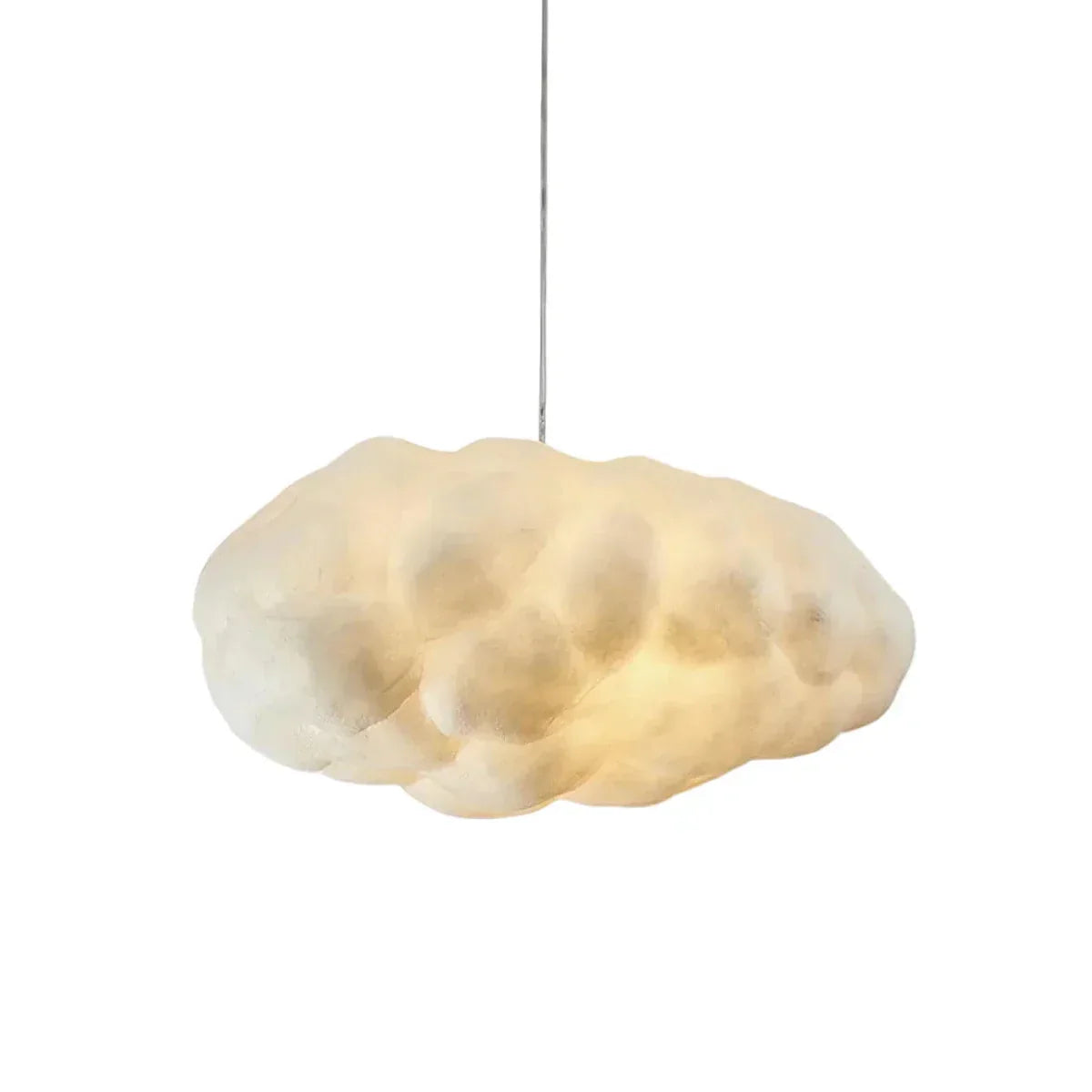 Cloud Shade Pendant Light, Warm White 3000K LED, Adjustable Ceiling Drop