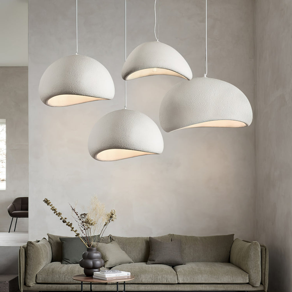 Pendant Light, Nubia Cloud Sphere, Polystyrene Shade, E26 LED