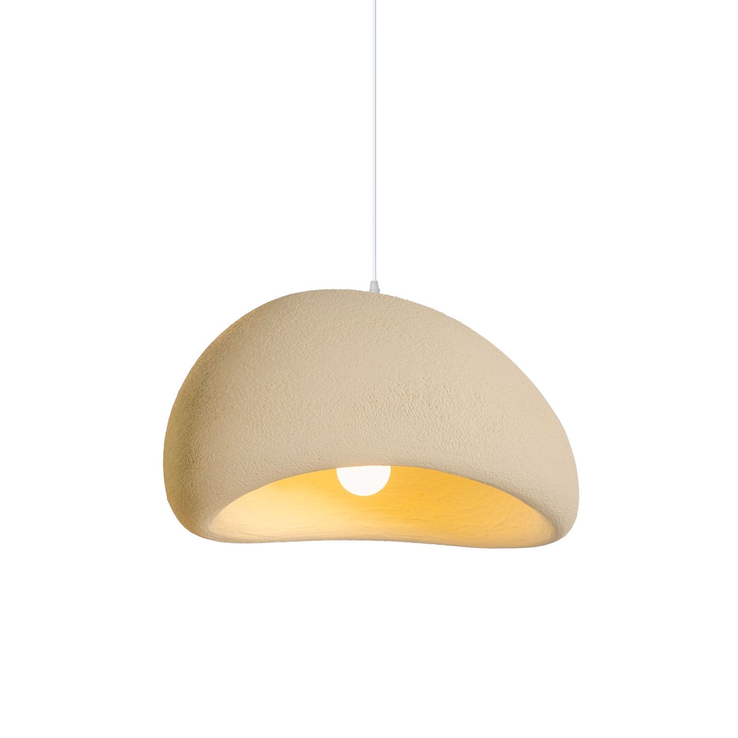 Pendant Light, Nubia Cloud Sphere, Polystyrene Shade, E26 LED