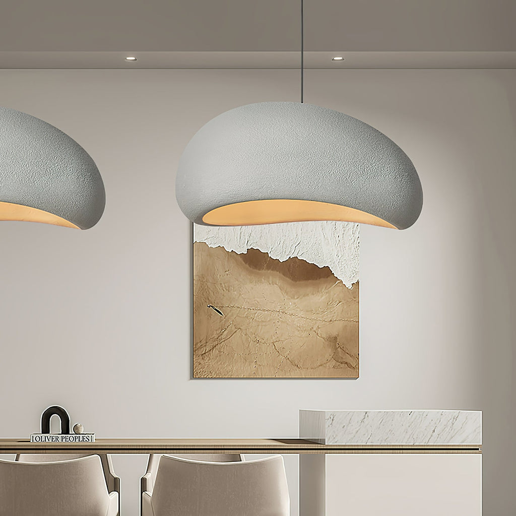 Pendant Light, Nubia Cloud Sphere, Polystyrene Shade, E26 LED