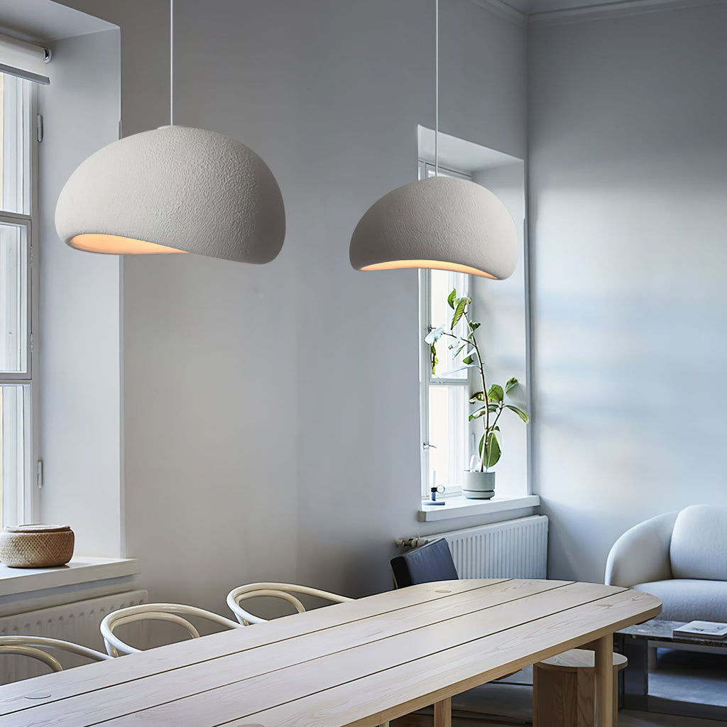Pendant Light, Nubia Cloud Sphere, Polystyrene Shade, E26 LED