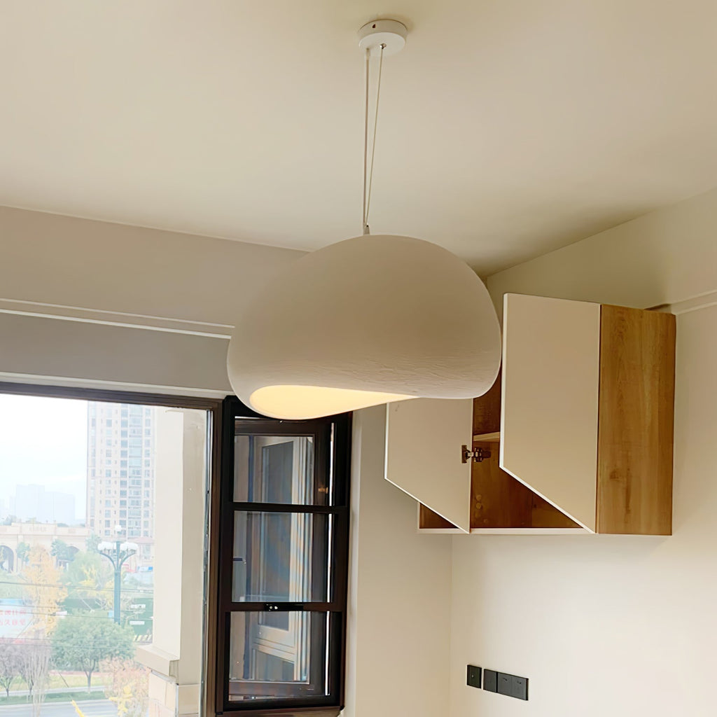 Pendant Light, Nubia Cloud Sphere, Polystyrene Shade, E26 LED