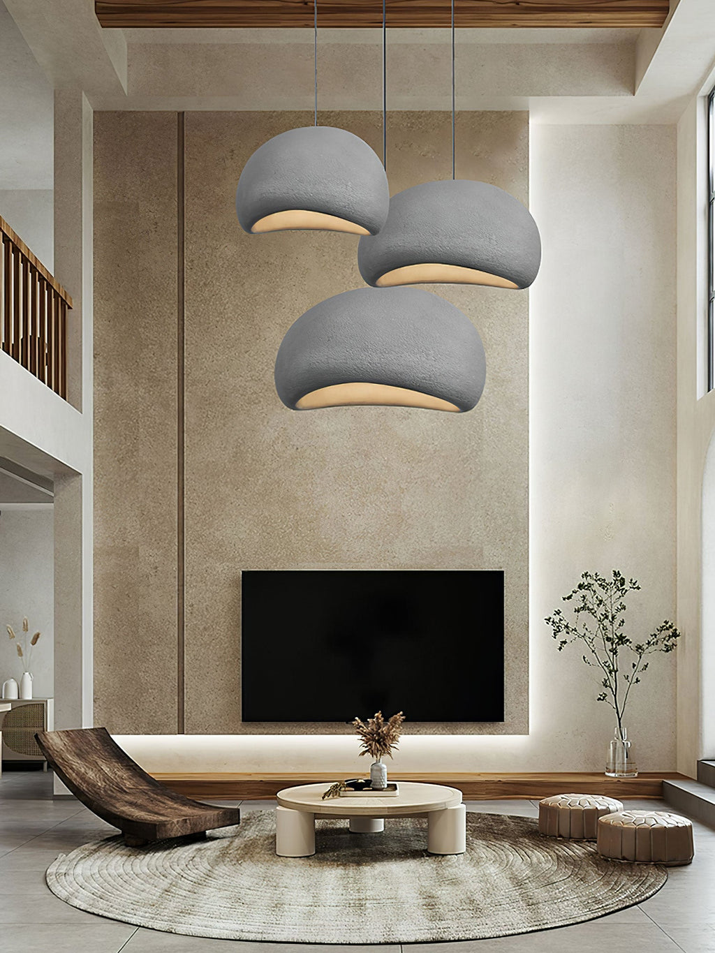Pendant Light, Nubia Cloud Sphere, Polystyrene Shade, E26 LED