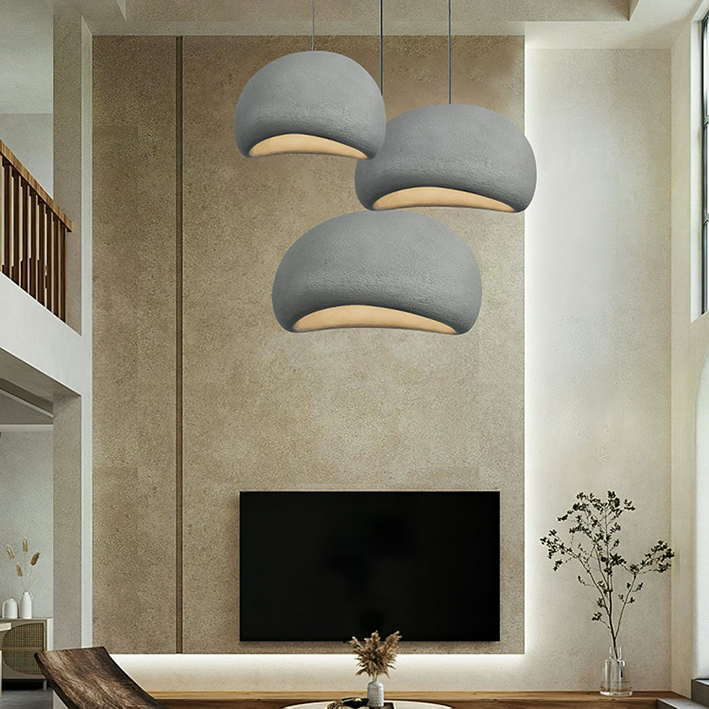 Pendant Light, Nubia Cloud Sphere, Polystyrene Shade, E26 LED