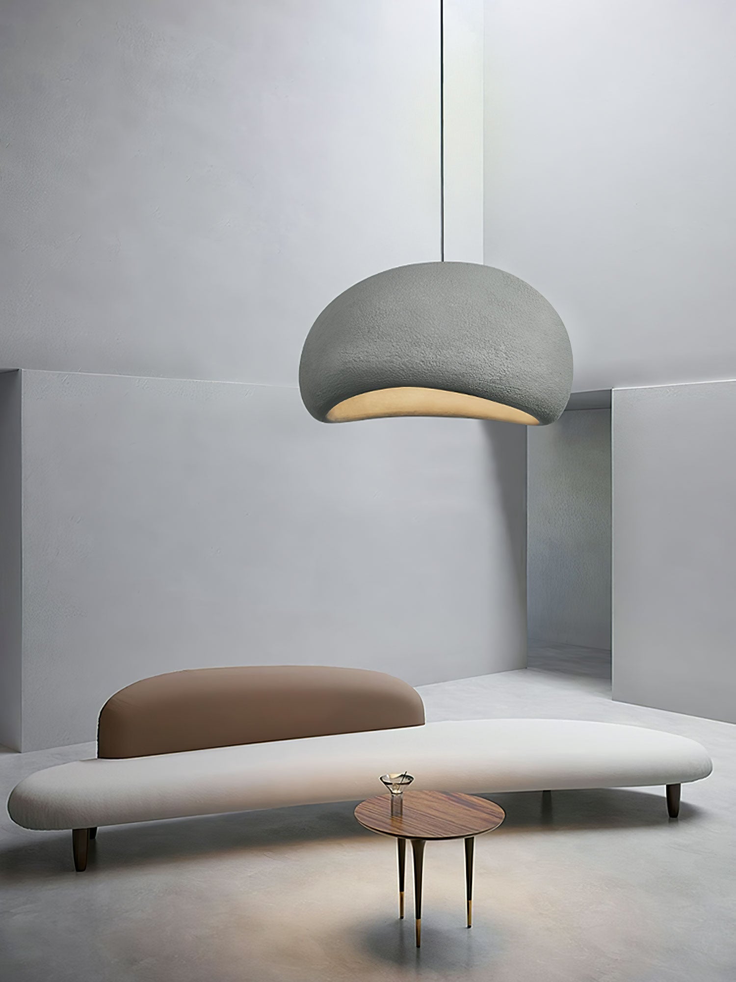 Pendant Light, Nubia Cloud Sphere, Polystyrene Shade, E26 LED