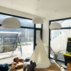 Pendant Light, Nubia Cloud Sphere, Polystyrene Shade, E26 LED
