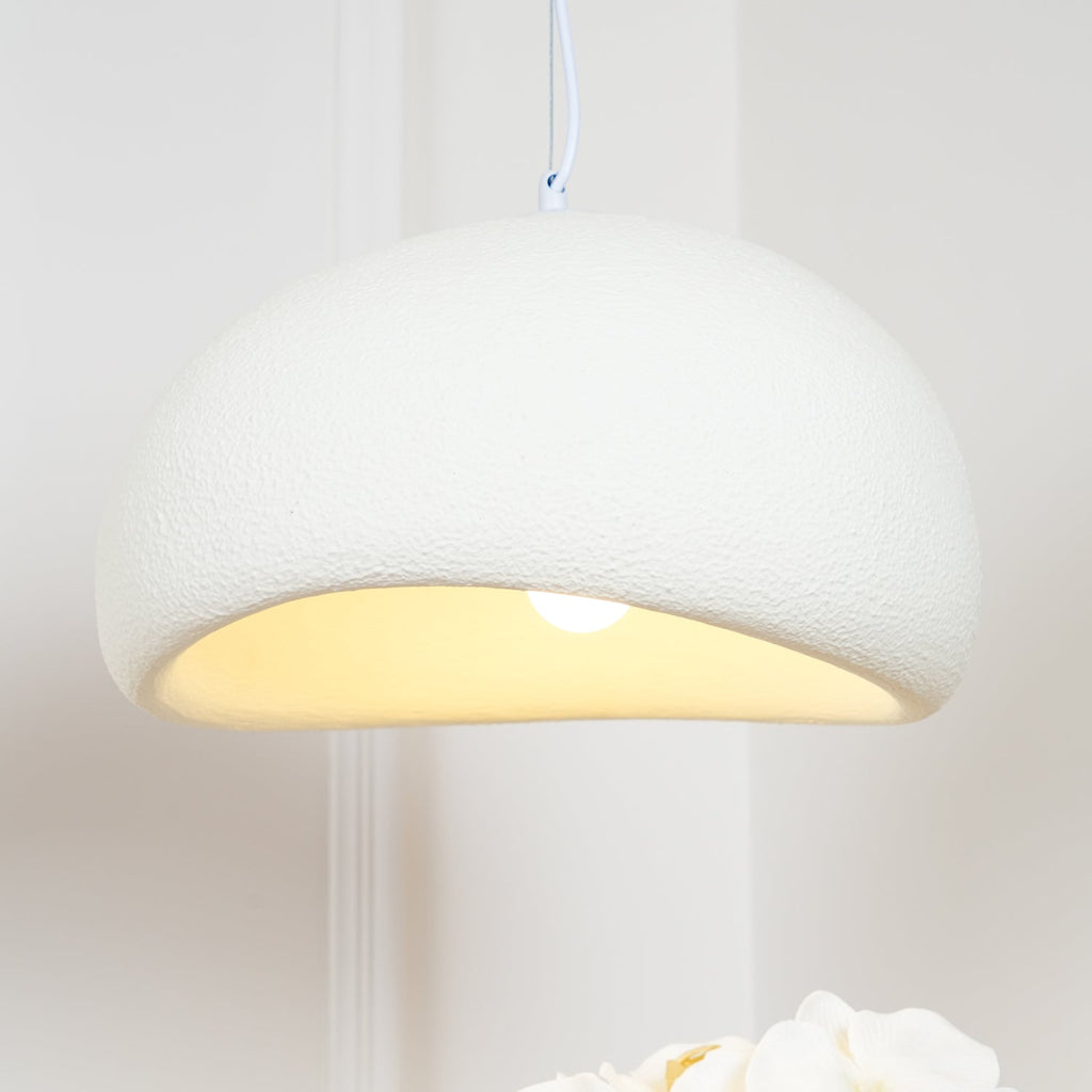 Pendant Light, Nubia Cloud Sphere, Polystyrene Shade, E26 LED