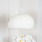 Pendant Light, Nubia Cloud Sphere, Polystyrene Shade, E26 LED