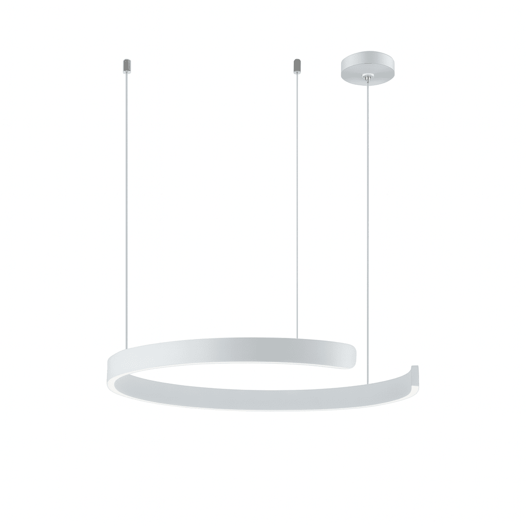 Ringpendel, rund LED-loftlampe, 24 tommer