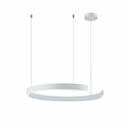 Ringpendel, rund LED-loftlampe, 24 tommer