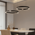 Ringpendel, rund LED-loftlampe, 24 tommer