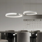 Ringpendel, rund LED-loftlampe, 24 tommer