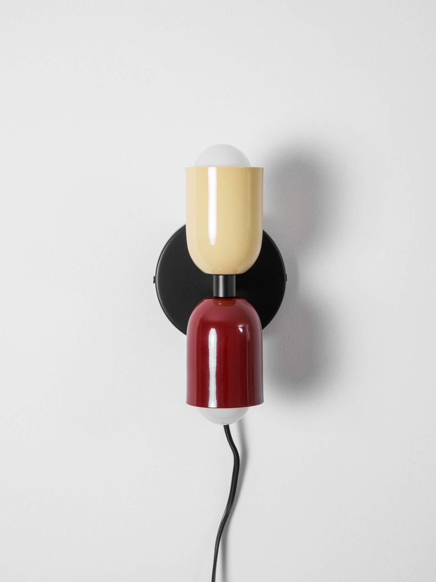 Wall Lamp, Couleur Double, Up and Down Light, E26/E27, Plug-In, Metal