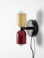 Wall Lamp, Couleur Double, Up and Down Light, E26/E27, Plug-In, Metal