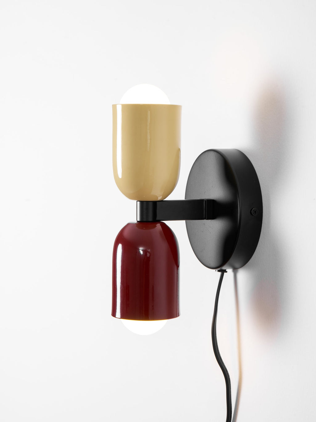 Wall Lamp, Couleur Double, Up and Down Light, E26/E27, Plug-In, Metal