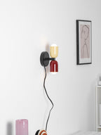 Wall Lamp, Couleur Double, Up and Down Light, E26/E27, Plug-In, Metal