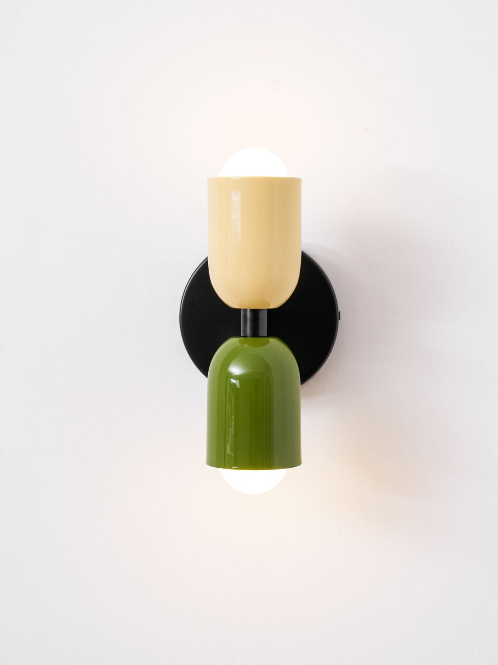 Væglampe, Couleur Double Op-Ned Glød, E26/E27, Metalskærme