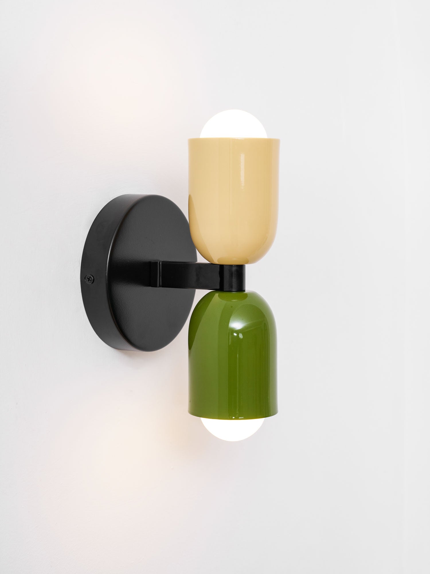 Væglampe, Couleur Double Op-Ned Glød, E26/E27, Metalskærme