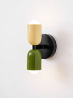 Væglampe, Couleur Double Op-Ned Glød, E26/E27, Metalskærme