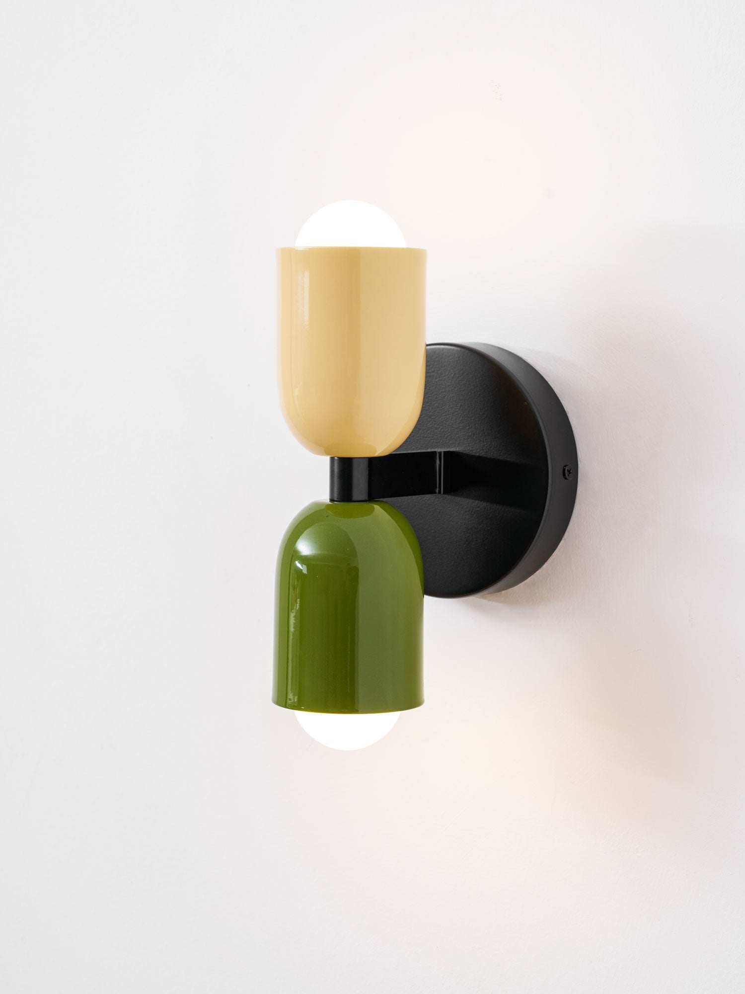 Væglampe, Couleur Double Op-Ned Glød, E26/E27, Metalskærme