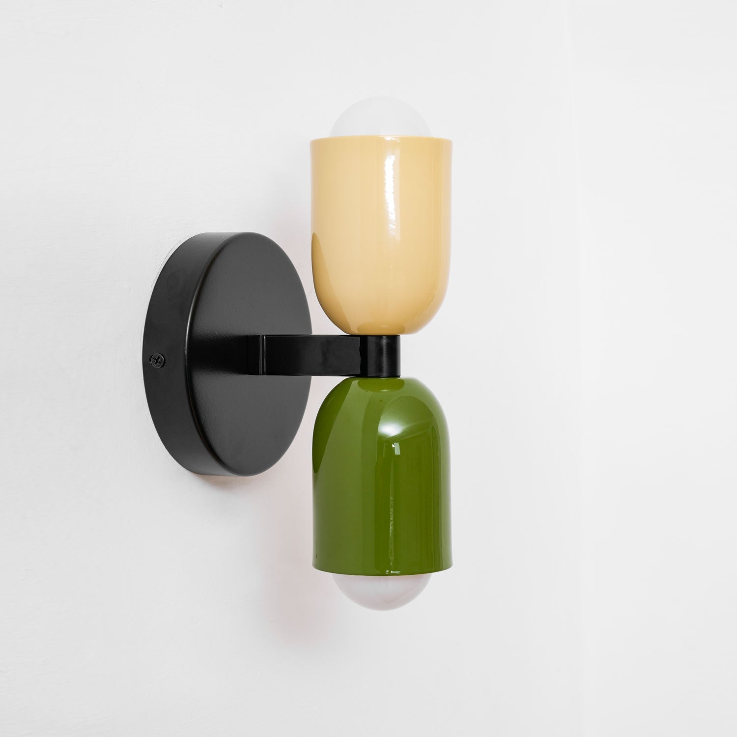 Væglampe, Couleur Double Op-Ned Glød, E26/E27, Metalskærme