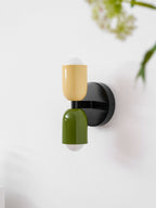 Væglampe, Couleur Double Op-Ned Glød, E26/E27, Metalskærme