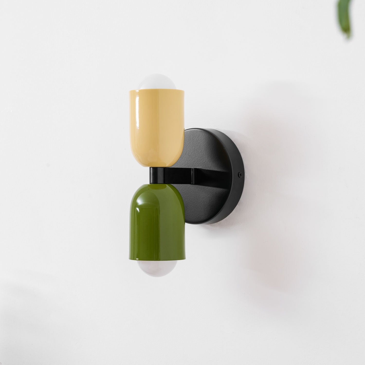 Væglampe, Couleur Double Op-Ned Glød, E26/E27, Metalskærme